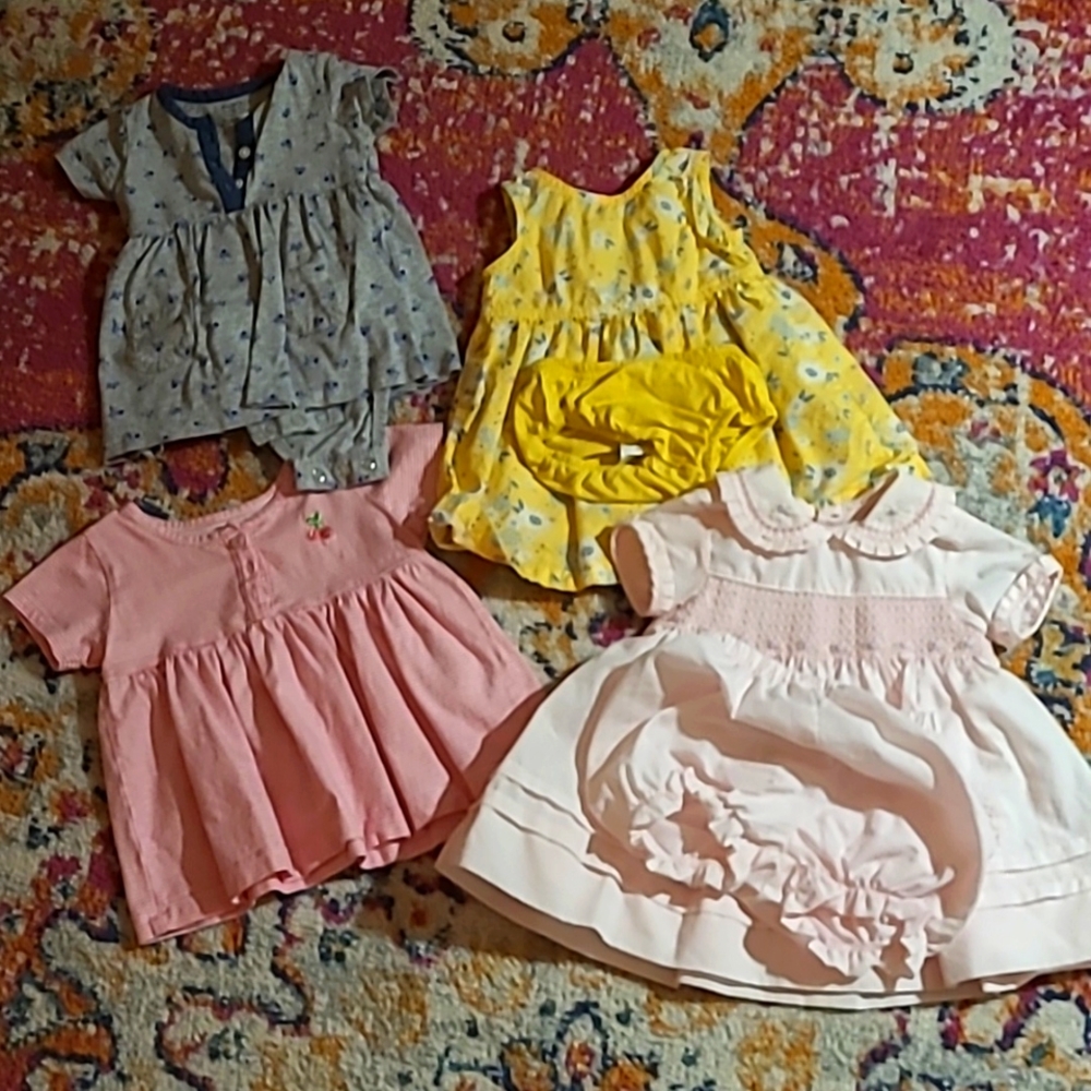 4 dresses 6 months - bundle